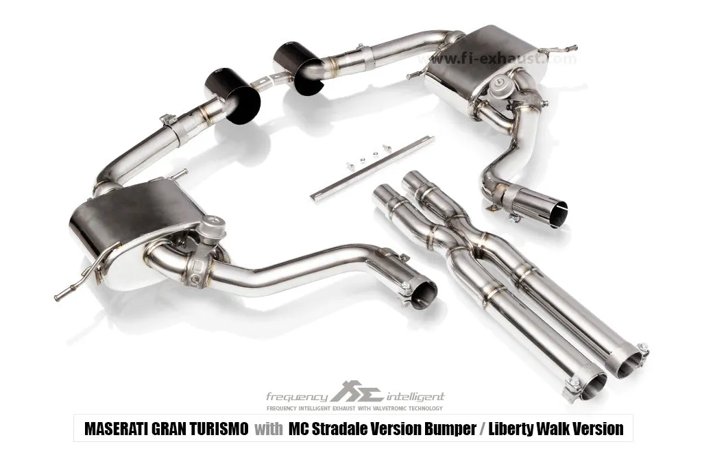 Fi-Exhaust Valvetronic Exhaust System for Maserati GranTurismo S w/ MC Bumper