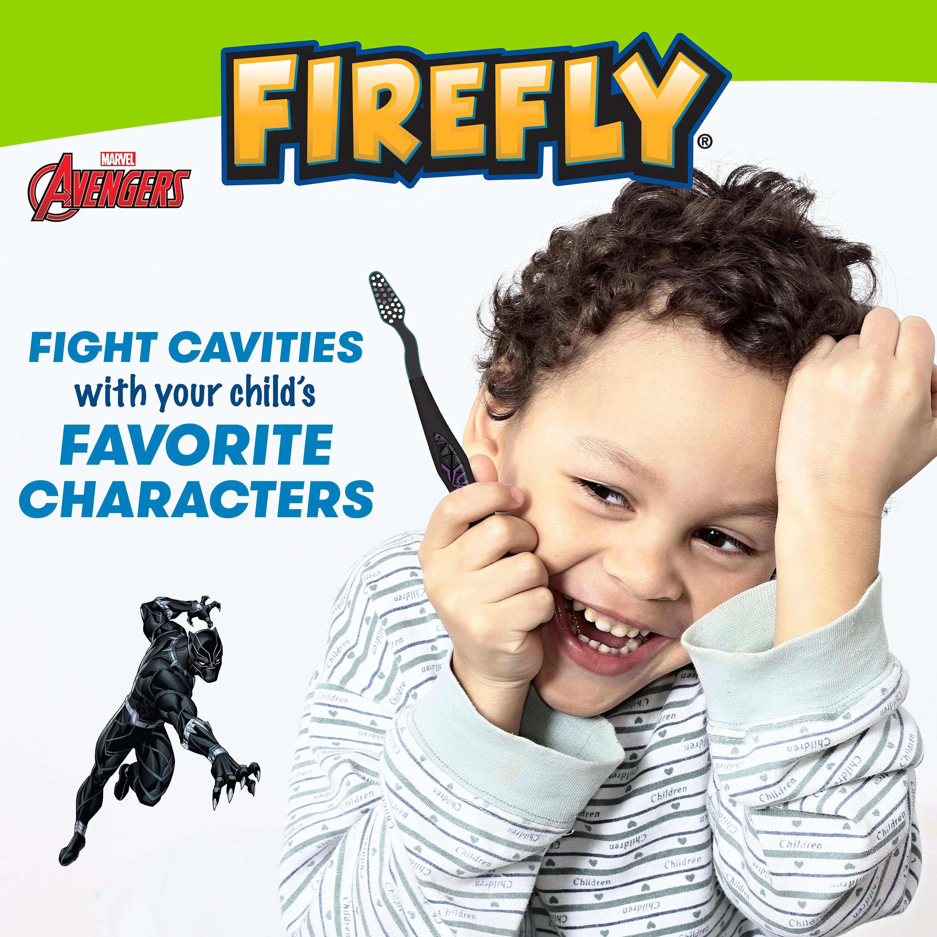 Firefly Kids Avengers Travel Kit, Soft Bristled Toothbrush, Ages 3 , 1 Count (Character May Vary)