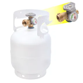 Flame King Portable 5lb Propane Tank LP Cylinder with OPD & Gauge