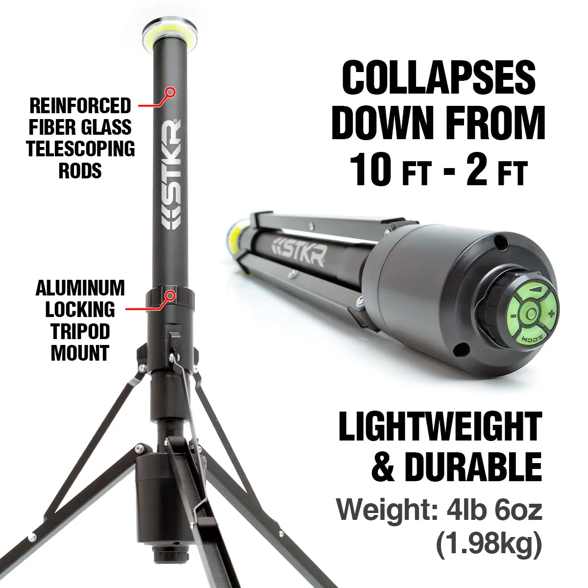 FLi OVER-LANDER 10' Telescoping Light with Wireless Remote