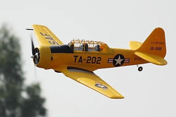 Freewing AT-6 Texan Yellow 1450mm (57") Wingspan - PNP