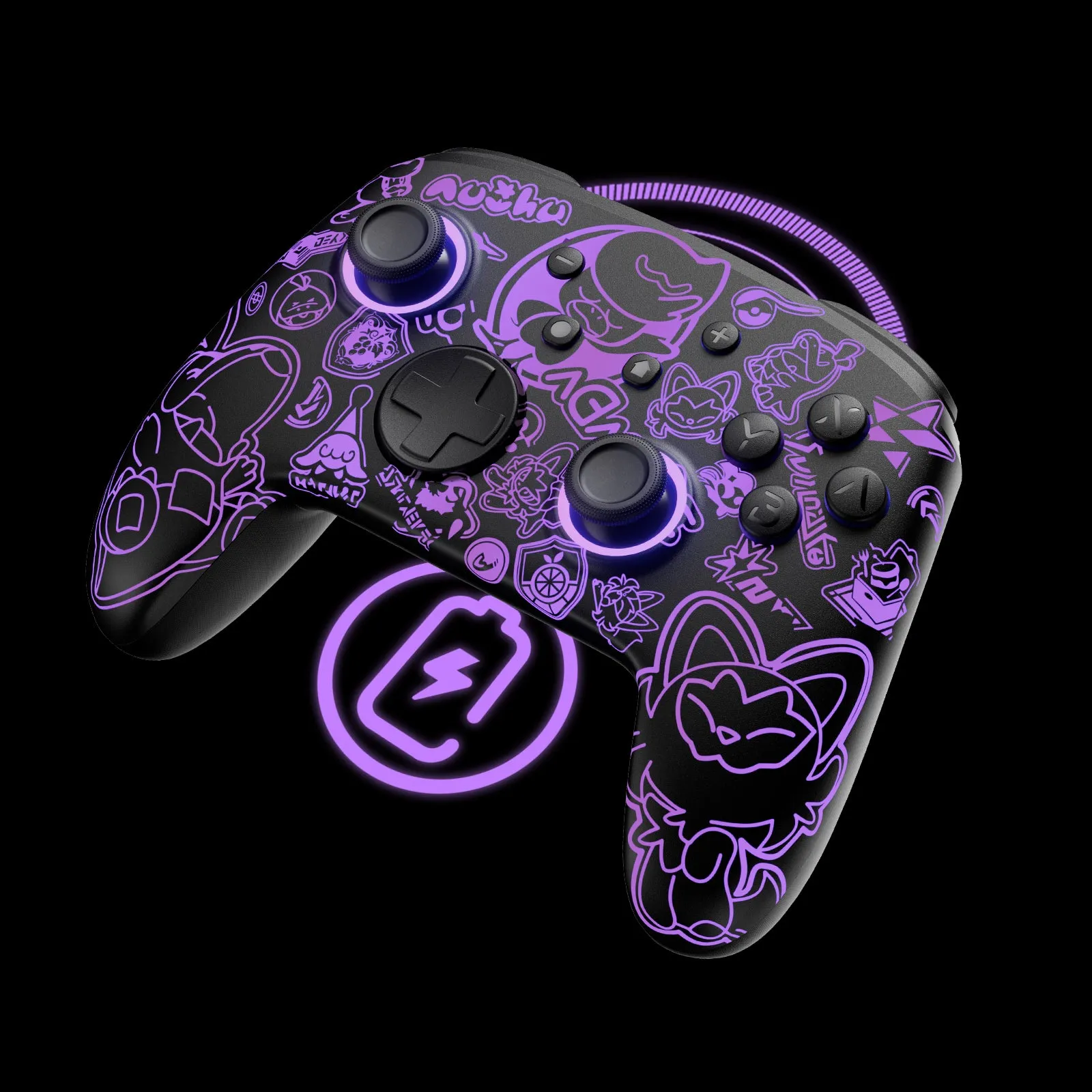 FUNLAB Firefly Pro Wireless Switch Controller - Scarlet & Violet