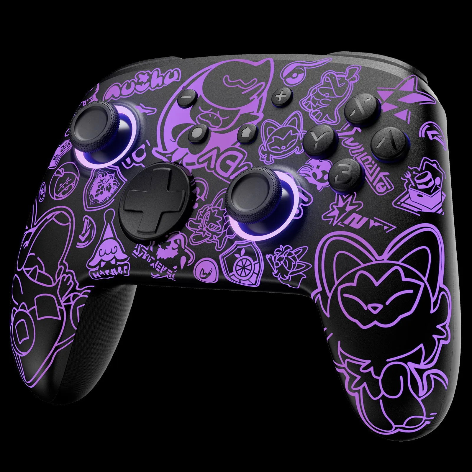 FUNLAB Firefly Pro Wireless Switch Controller - Scarlet & Violet