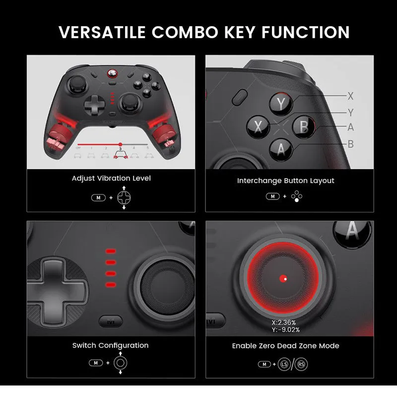 GameSir Cyclone 2 Tri-mode Game Controller with Charging Dock