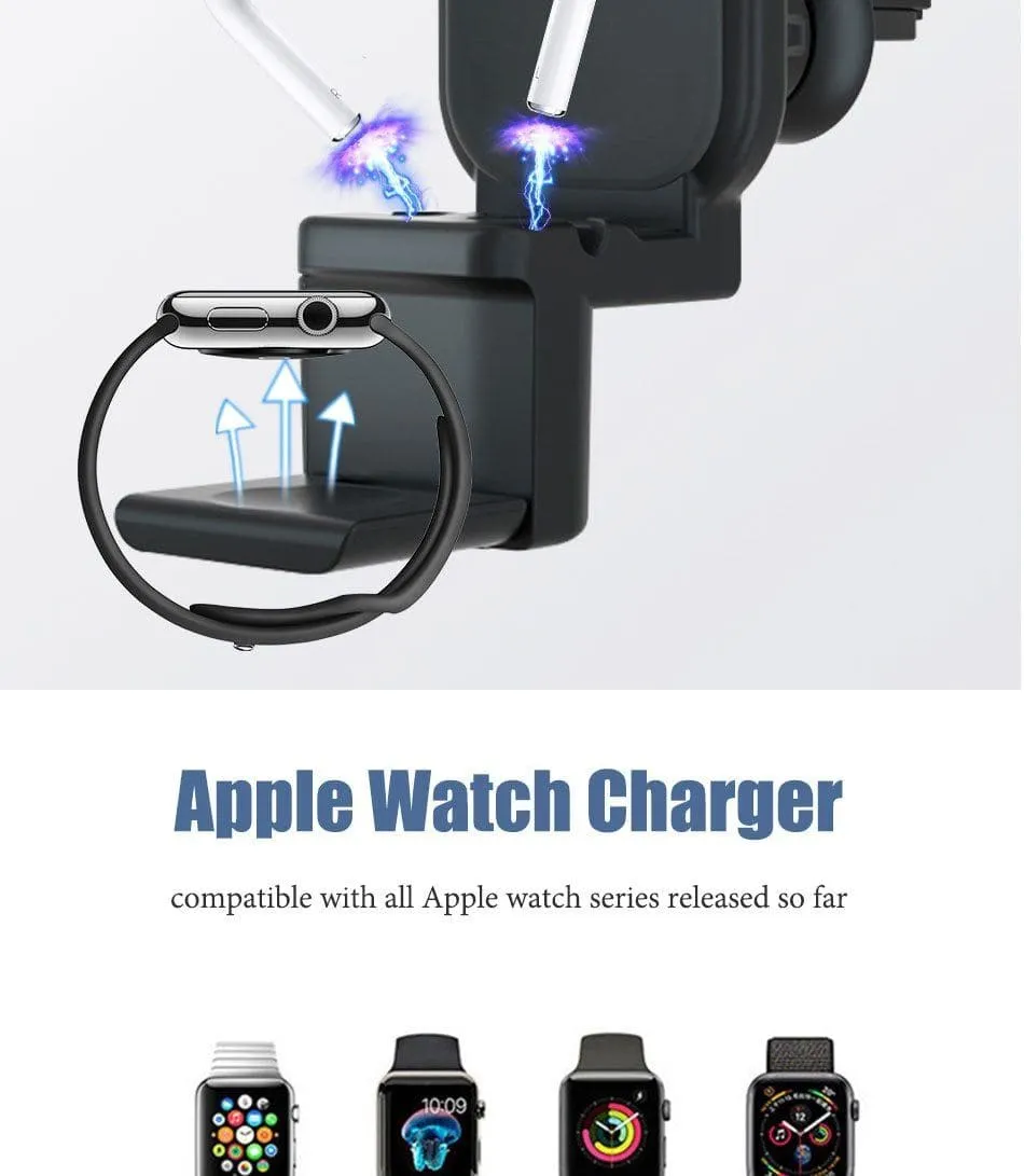 Gear Car Station™ 3 in 1 Wireless Car Charger