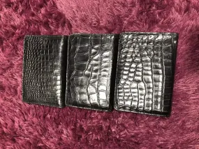 Genuine Crocodile Belly Leather  Passport Holder