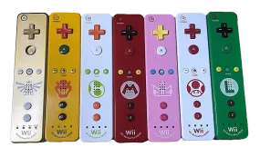 Genuine Nintendo Wii Motion Plus Controller Remote Selection Wii U Mario Peach (Preowned)