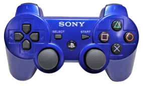 Genuine Sony Blue Playstation 3 PS3 Controller DualShock3 (Pre-Owned)