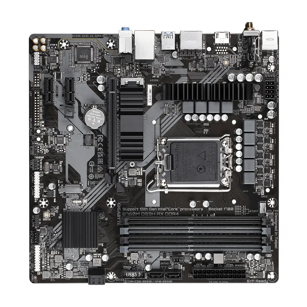 GIGABYTE B760M DS3H AX DDR4,LGA 1700 mATX Motherboard