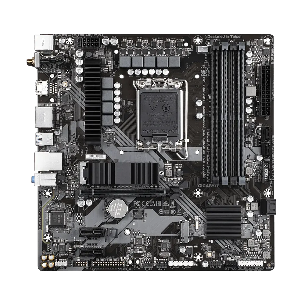 GIGABYTE B760M DS3H AX DDR4,LGA 1700 mATX Motherboard