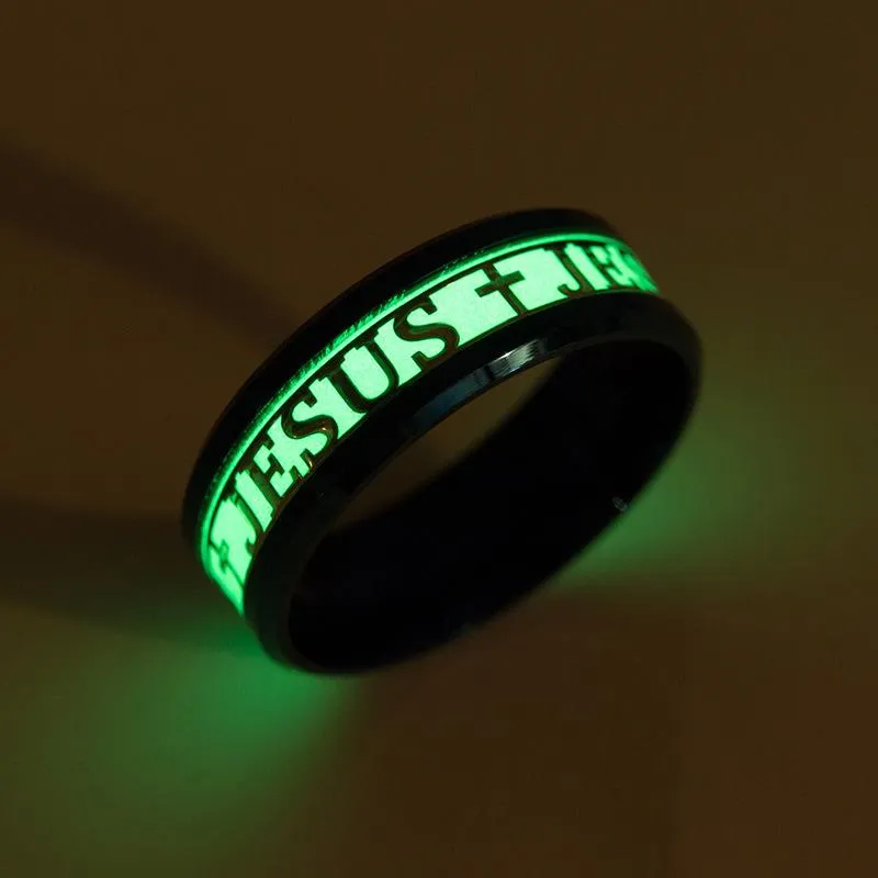 Glow In The Dark JESUS Luminous Ring