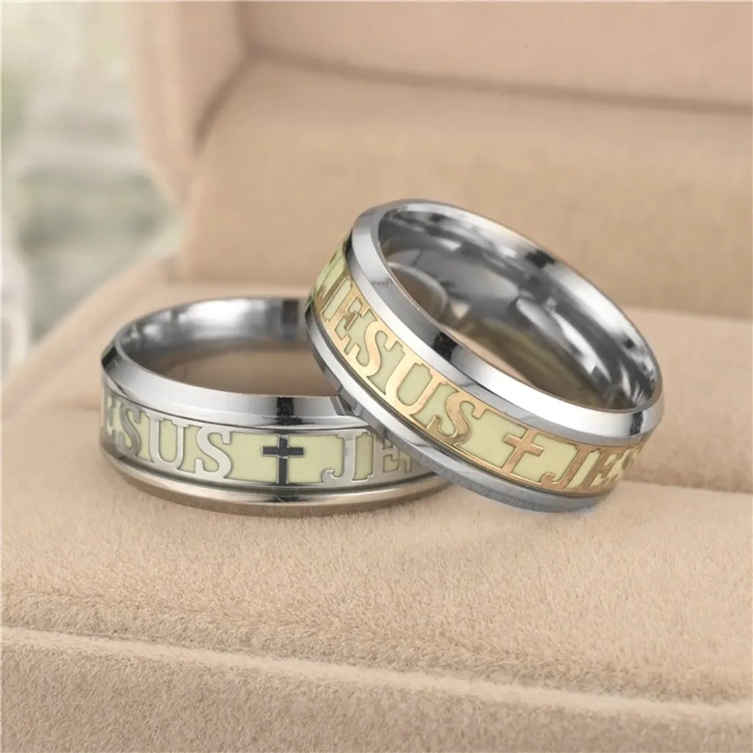 Glow In The Dark JESUS Luminous Ring