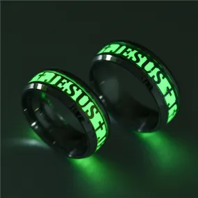 Glow In The Dark JESUS Luminous Ring