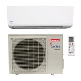 Goodman E-Series 12,000 BTU Wall Mounted Mini-Split Heat Pump System