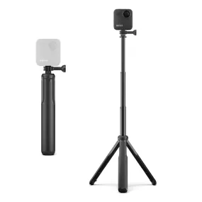 GoPro Max Grip 360 Camera Pole   3-Section Extended Tripod with Extendable from 9" to 22" with Twist Lock Design for HERO 12 / 11 / 11 BLACK Mini / MAX Action Camera | ASBHM-002