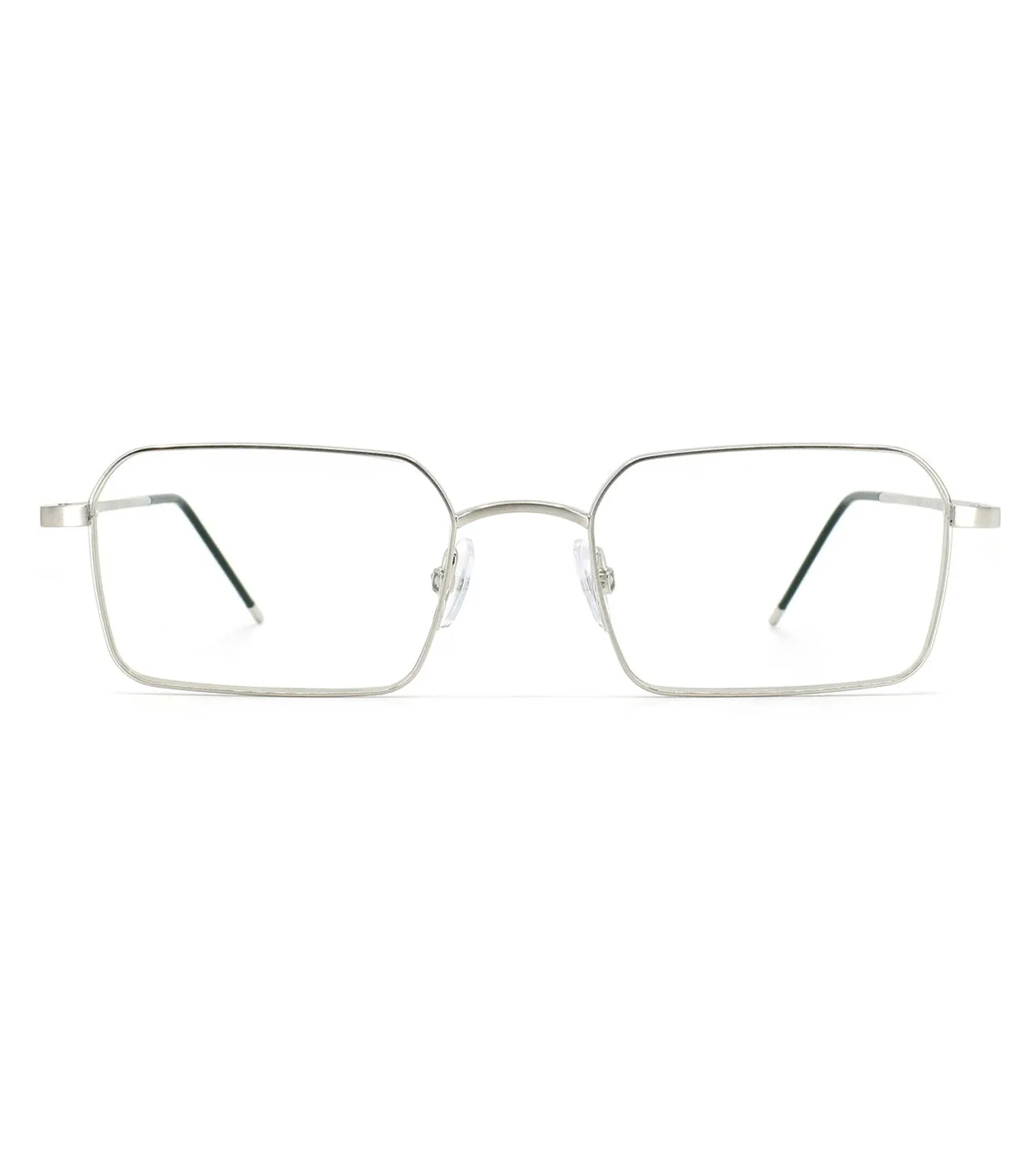 Gotti Unisex Silver Rectangular Optical Frame