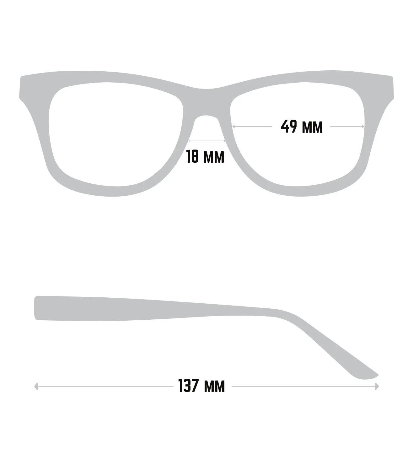 Gotti Unisex Silver Rectangular Optical Frame