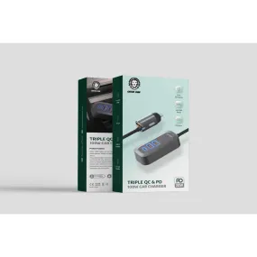 GREEN LION TRIPLE QC&PD 100w CAR CHARGER