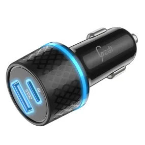 Gzar 42.5W Super USB C Car Charger UAE Mini & Metal - Fast Type C Car Chargers