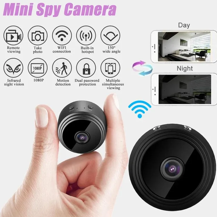 HD Mini Wireless WIFI IP Camera DVR