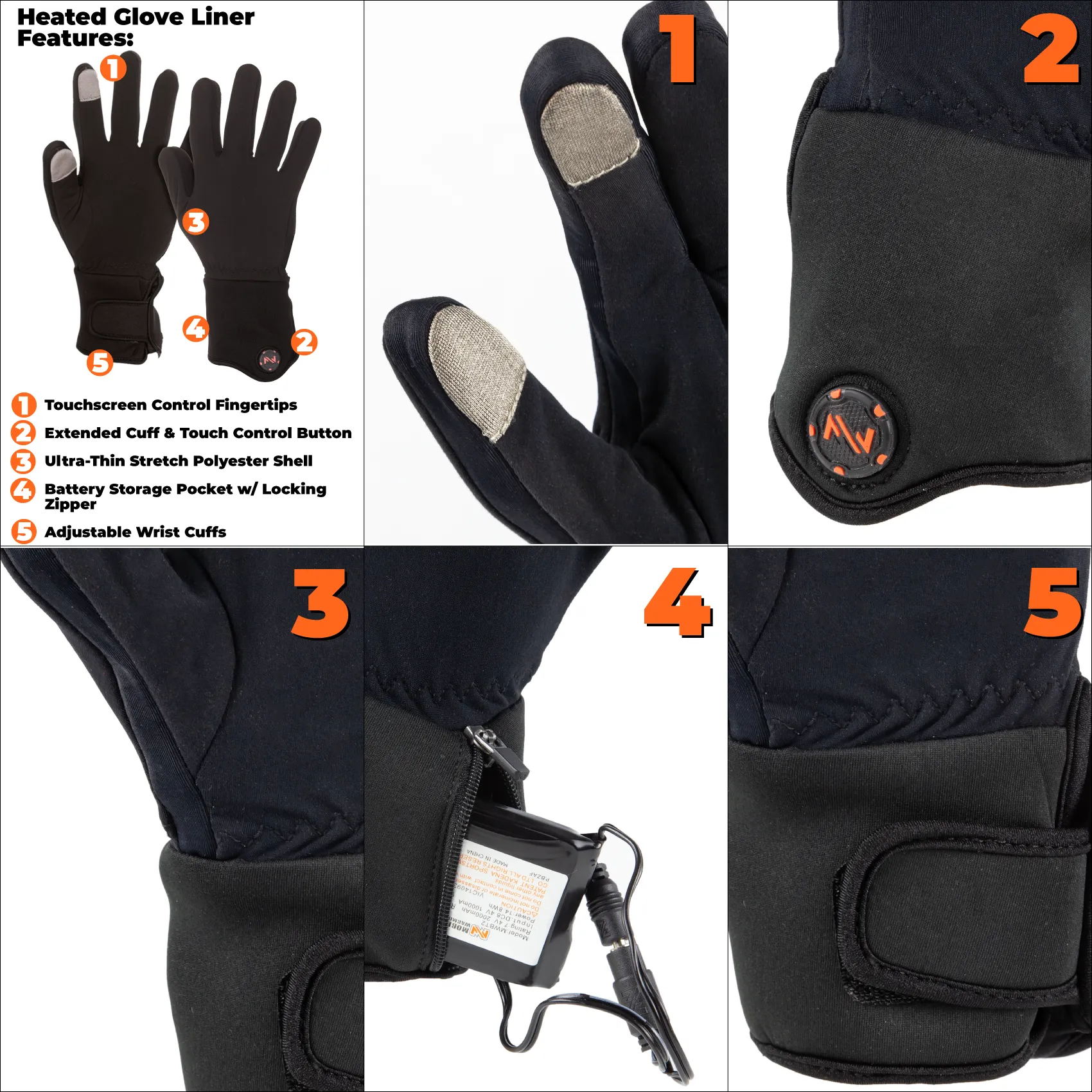 Heated Glove Liner