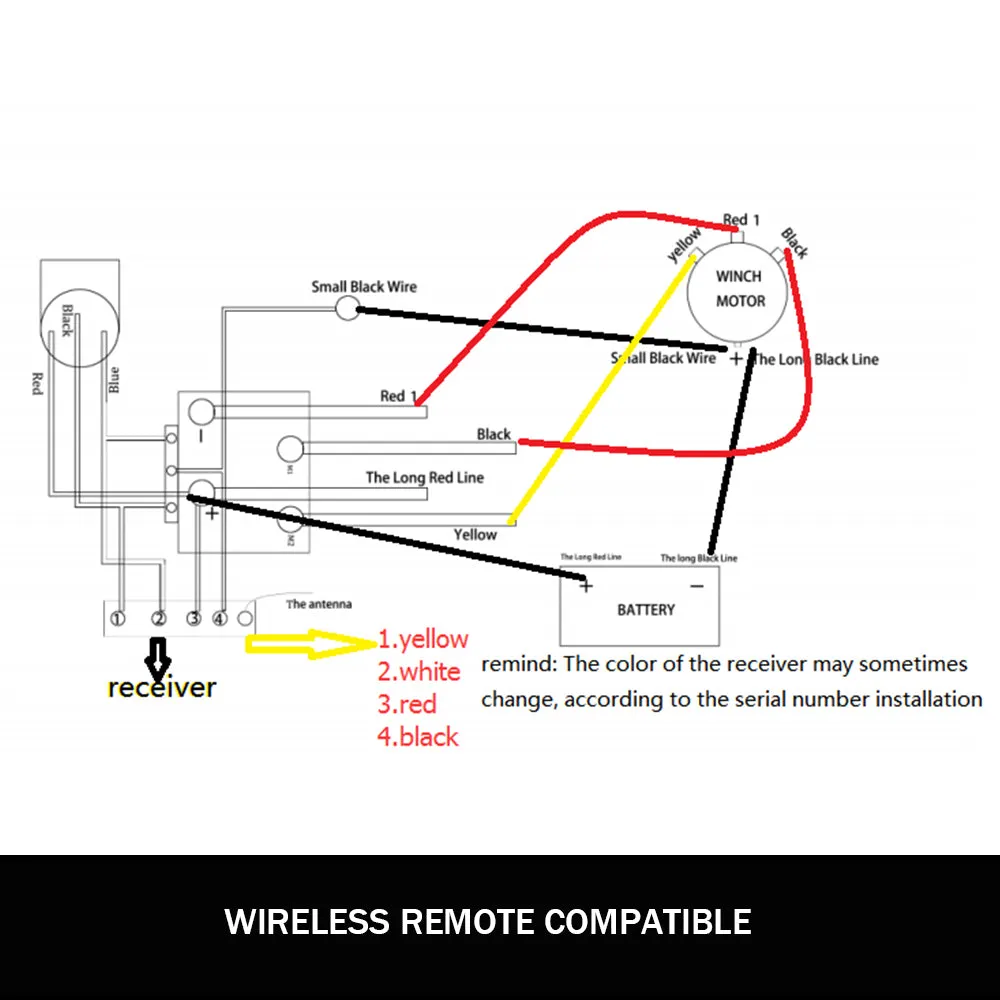 Heavy Duty 500A 12V Winch Solenoid with Wireless Remote - X-BULL