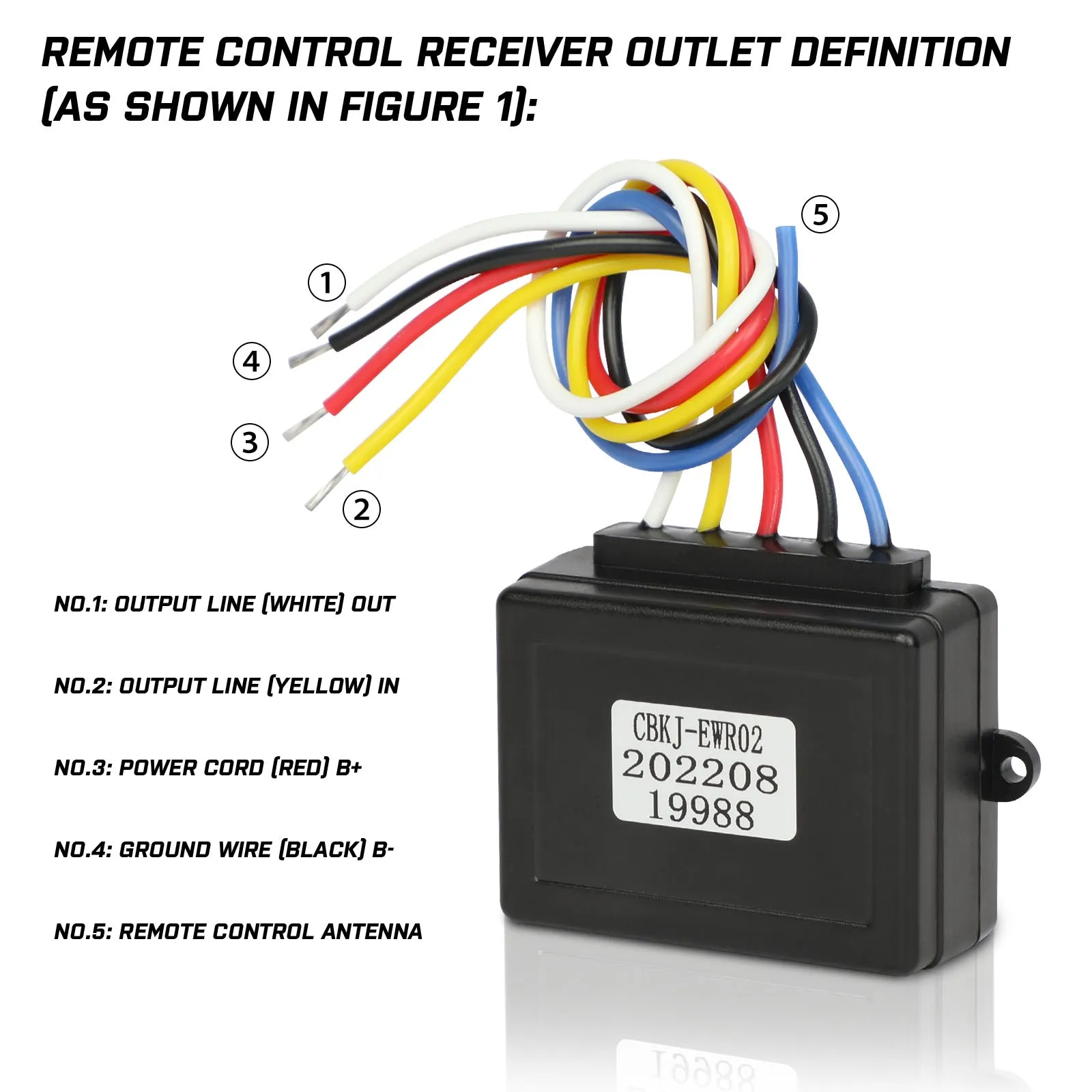 Heavy Duty 500A 12V Winch Solenoid with Wireless Remote - X-BULL