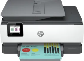 HP OfficeJet Pro 8035e All-in-One Color Inkjet Printer, 20/10ppm, 256MB, USB, WiFi, Ethernet, Light Basalt - 1L0H6A#B1H