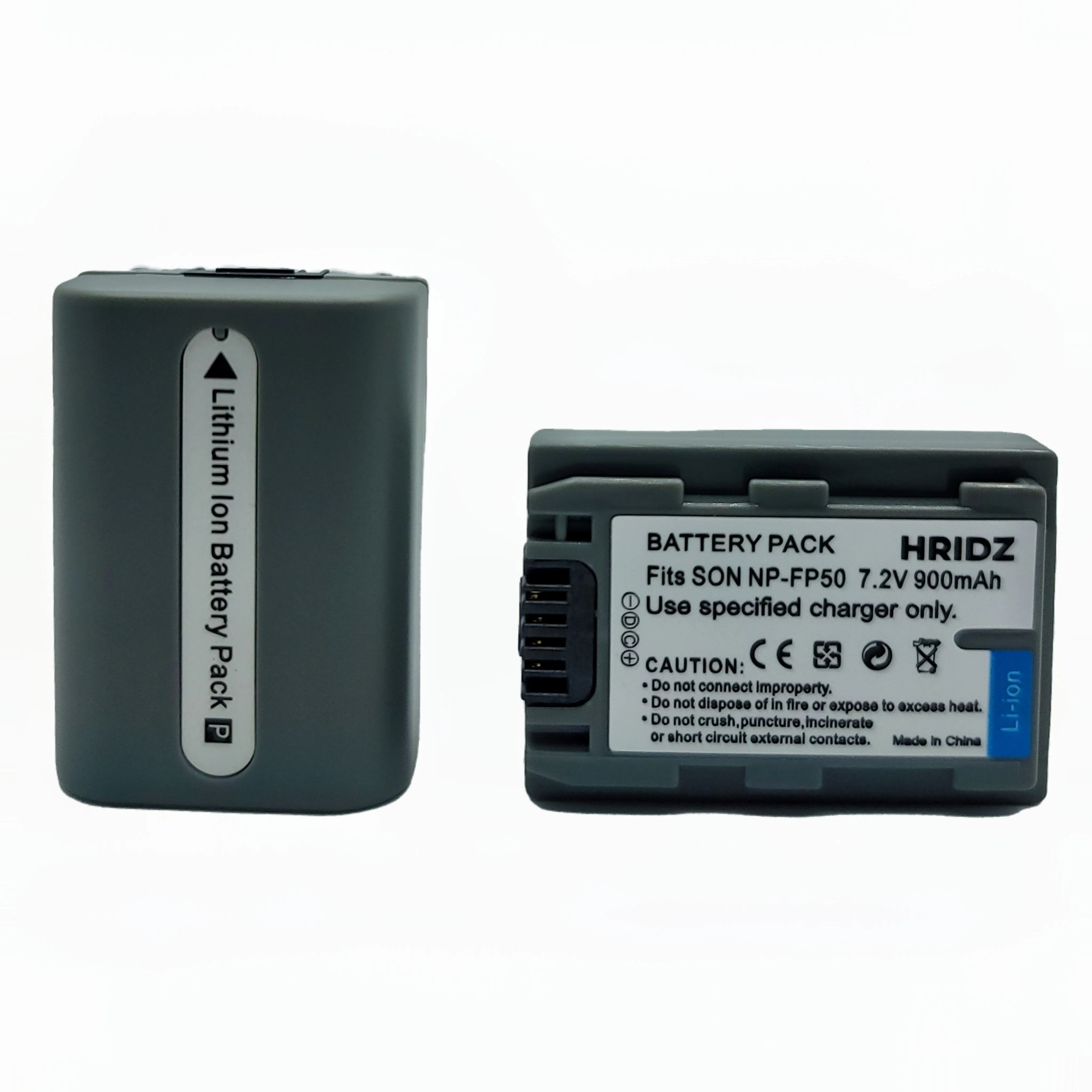 Hridz NP-FP50 Battery For Sony NP-FP50 DCR-HC85