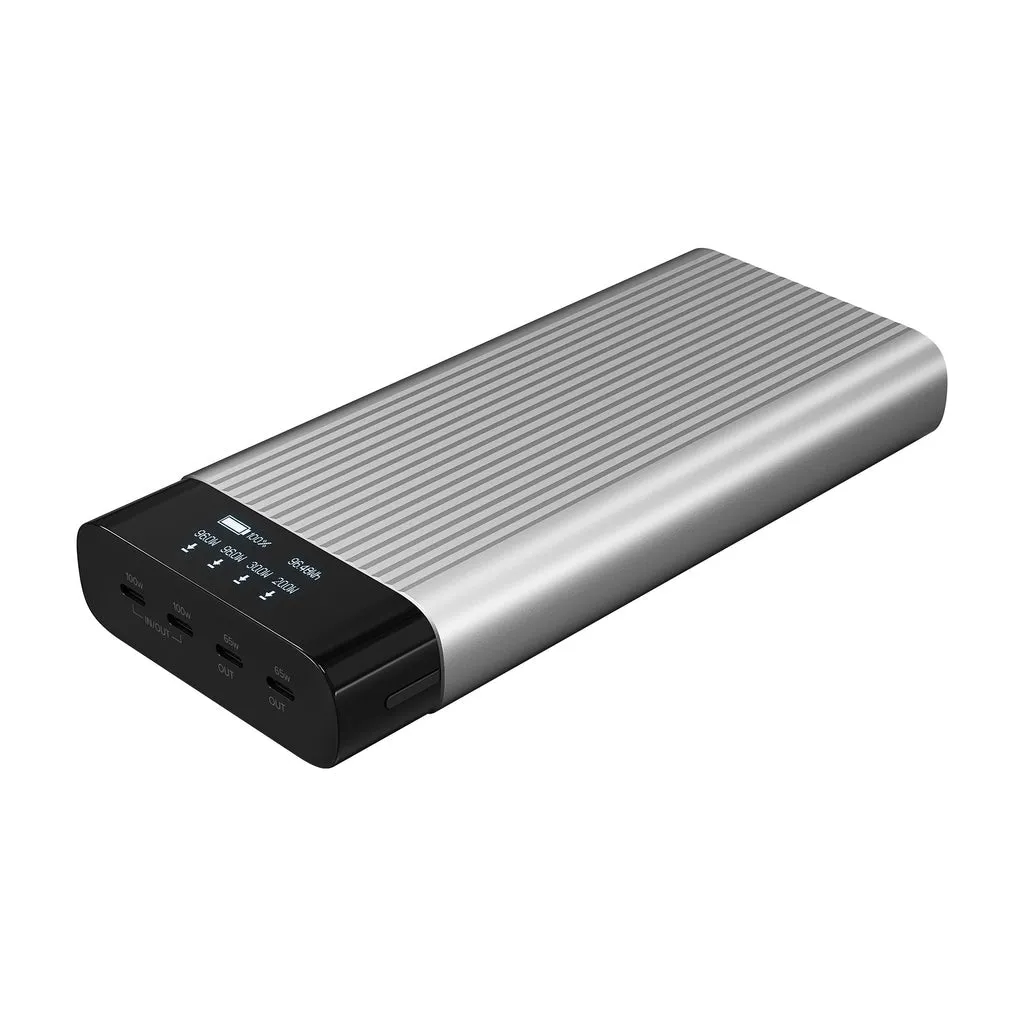 Hyperjuice Hj245b - Power Bank - Usb-C - 27000 Mah - 245 Watt - Pd 2.0, Pd 3.0, Qc 2.0, Qc 3.0, Qualcomm Quick Charge 4.