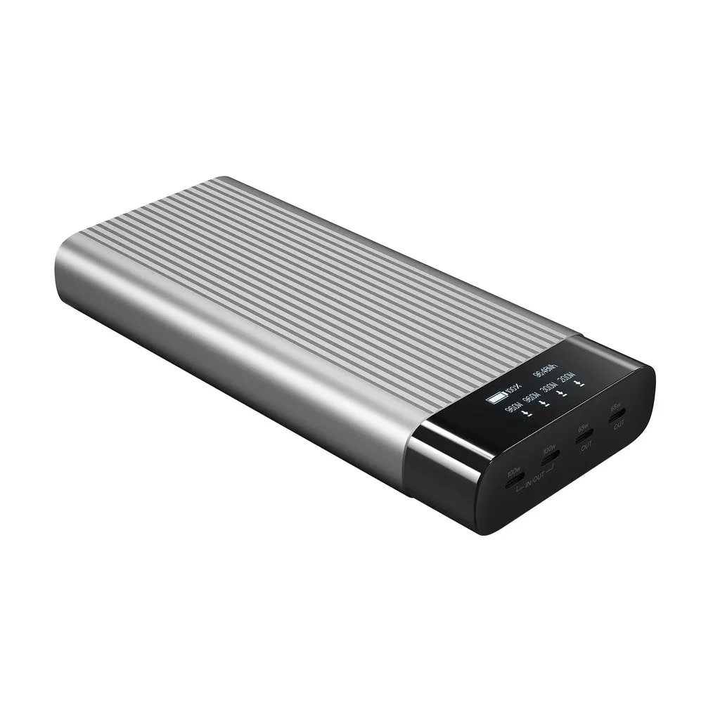 Hyperjuice Hj245b - Power Bank - Usb-C - 27000 Mah - 245 Watt - Pd 2.0, Pd 3.0, Qc 2.0, Qc 3.0, Qualcomm Quick Charge 4.