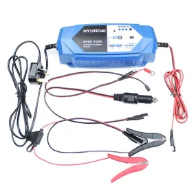 Hyundai HYSC7000 SMART 24v & 12v Battery Charger