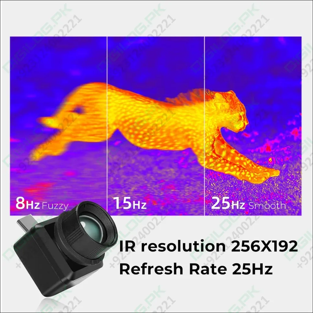 Infiray T2 Pro Thermal Monocular For Android, Thermal Imaging Monocular For Hunting, 2~15x Digital Zoom, Hotspot Tracking, 13mm Adjustable Lens,