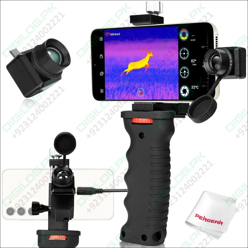 Infiray T2 Pro Thermal Monocular For Android, Thermal Imaging Monocular For Hunting, 2~15x Digital Zoom, Hotspot Tracking, 13mm Adjustable Lens,