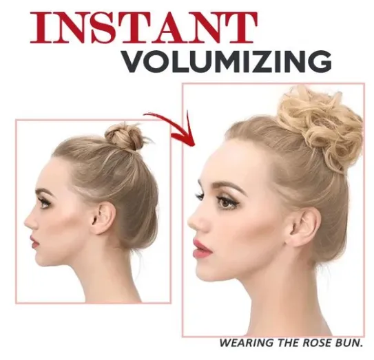 Instant Messy Rose Bun