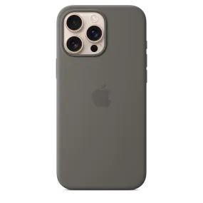 iPhone 16 Pro Max Silicone Case with MagSafe - Stone Grey