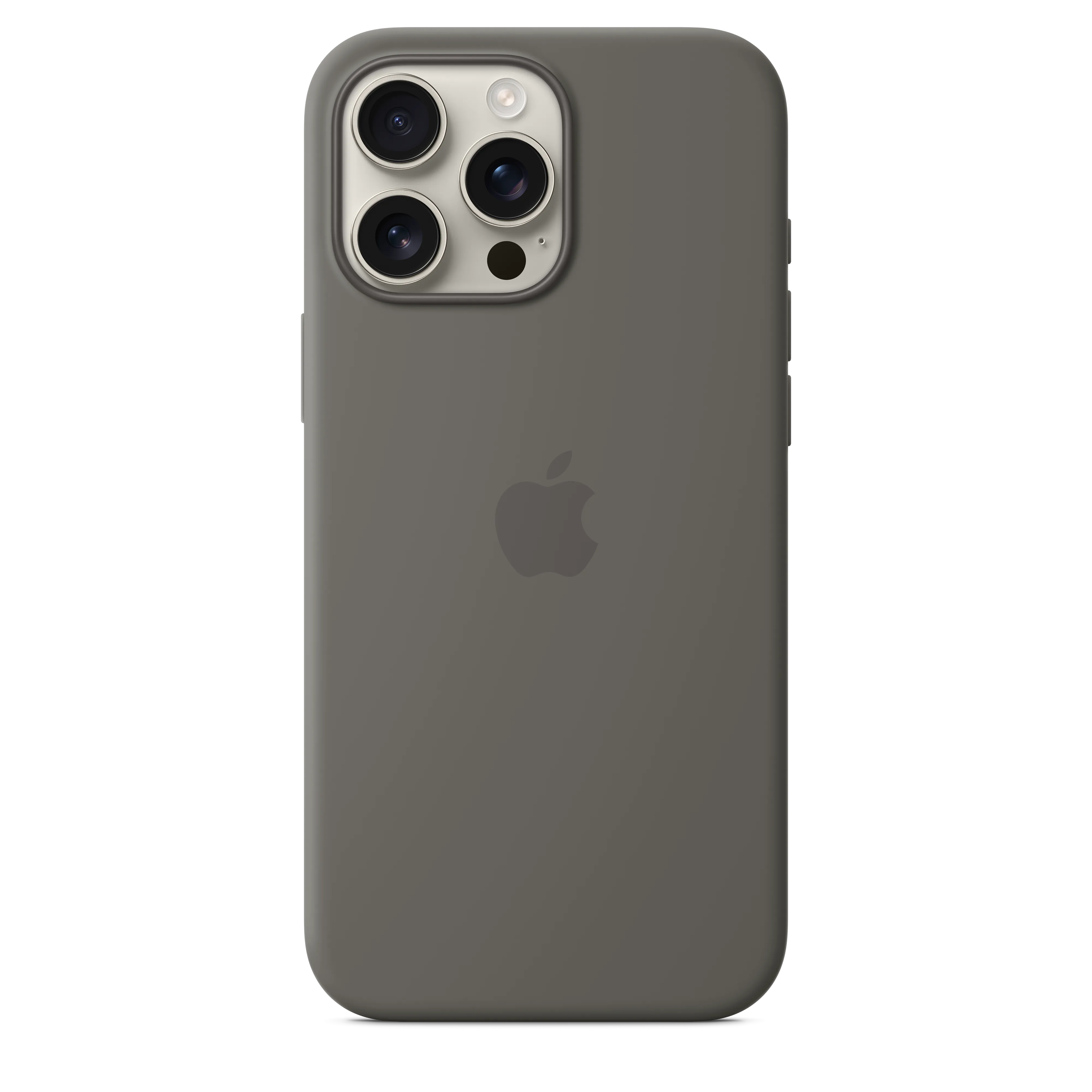 iPhone 16 Pro Max Silicone Case with MagSafe - Stone Grey