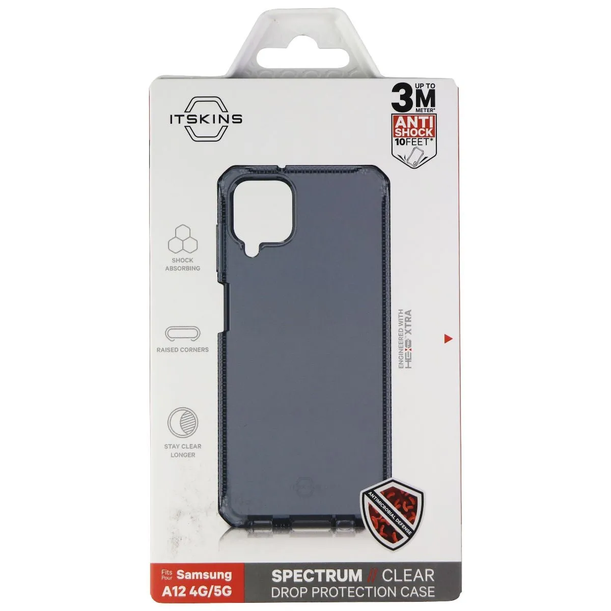 ITSKINS Spectrum Clear Series Case for Samsung A12 4G/5G - Smoke