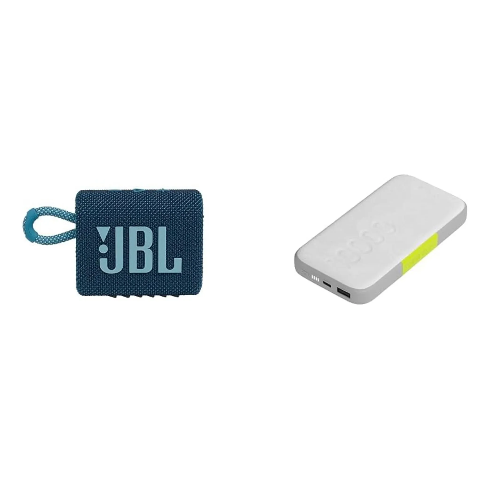 JBL Go 3 Bluetooth Portable Speaker And InfinityLab Wireless Power Bank