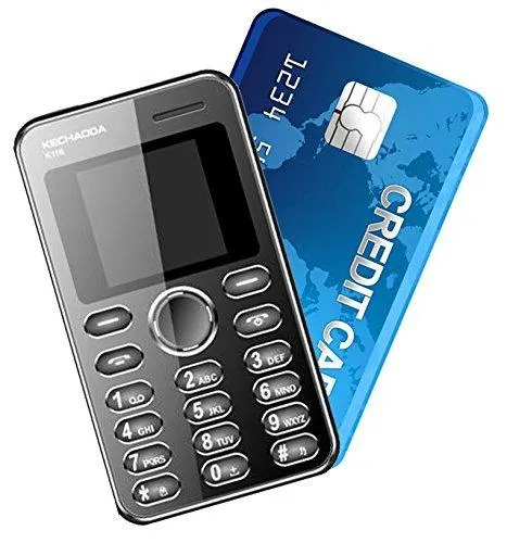 Kechaoda K116 Credit card size Mobile Phone (red color)