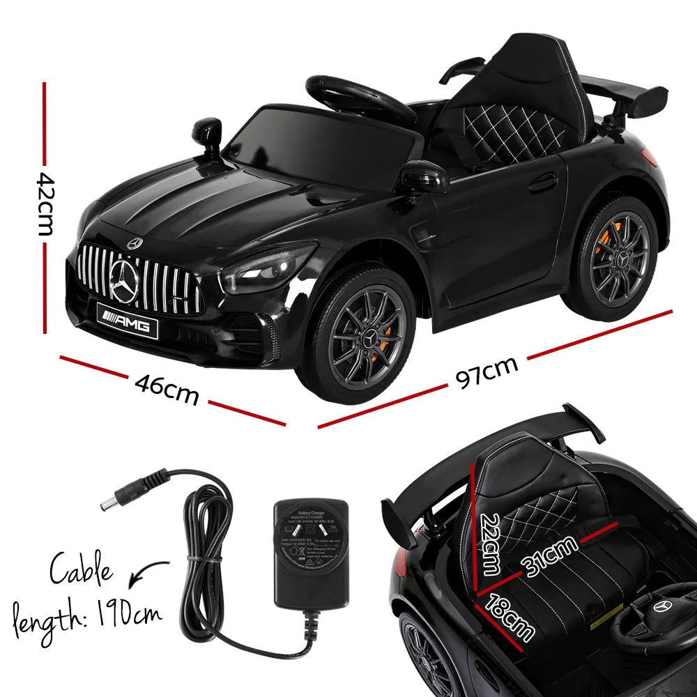 Kids Electric Ride On Car Mercedes-Benz AMG GTR 12V with Remote - Black