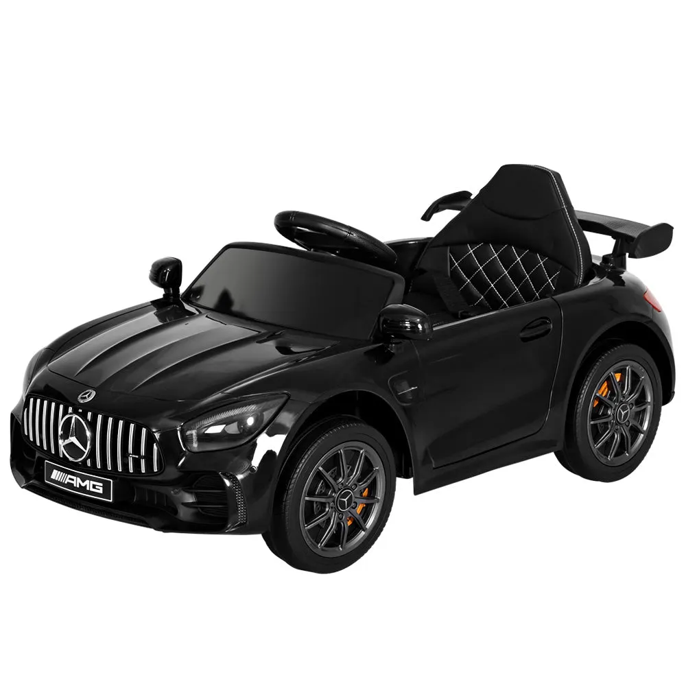 Kids Electric Ride On Car Mercedes-Benz AMG GTR 12V with Remote - Black