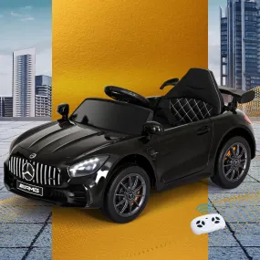 Kids Electric Ride On Car Mercedes-Benz AMG GTR 12V with Remote - Black