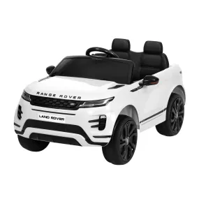 Kids Ride On Car Licensed Land Rover 12V Electric Car Toys Battery Remote White