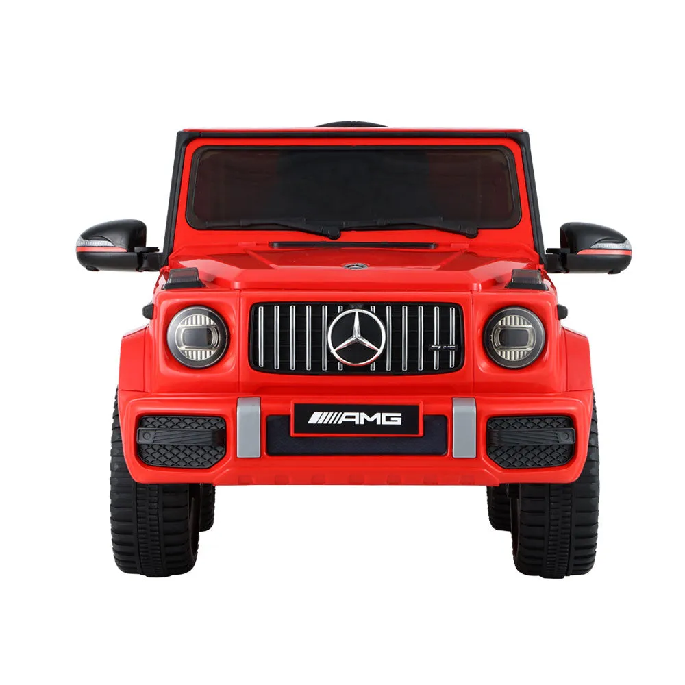 Kids Ride On Electric Car with Remote Control | Licensed Mercedes-Benz AMG G63 | Red