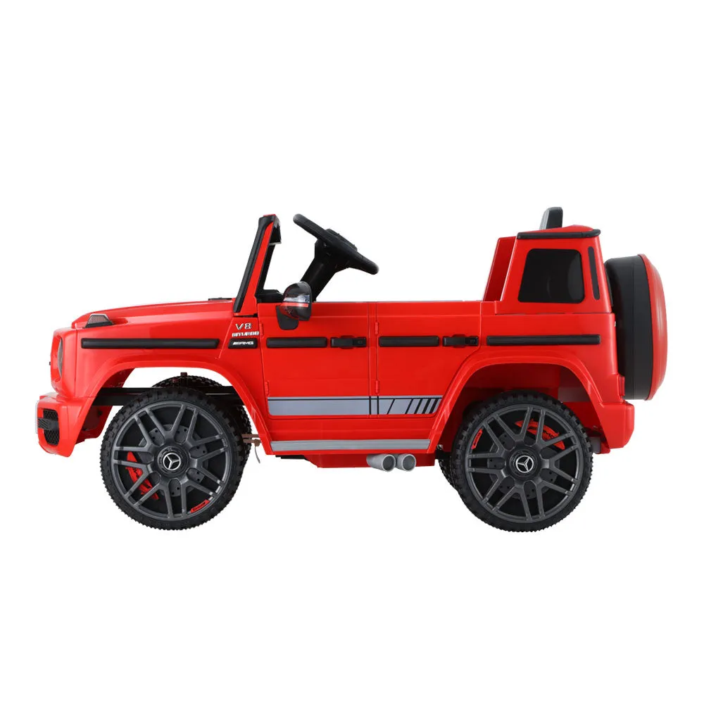 Kids Ride On Electric Car with Remote Control | Licensed Mercedes-Benz AMG G63 | Red