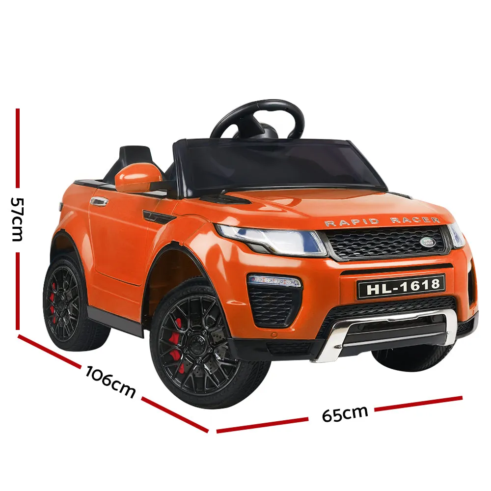 Kids Ride On Electric Car with Remote Control | Range Rover Inspired | Orange