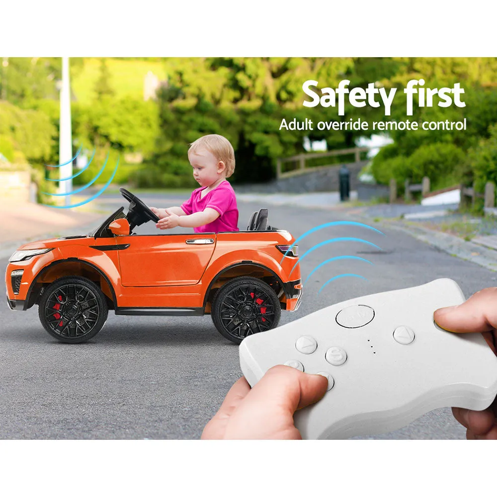 Kids Ride On Electric Car with Remote Control | Range Rover Inspired | Orange