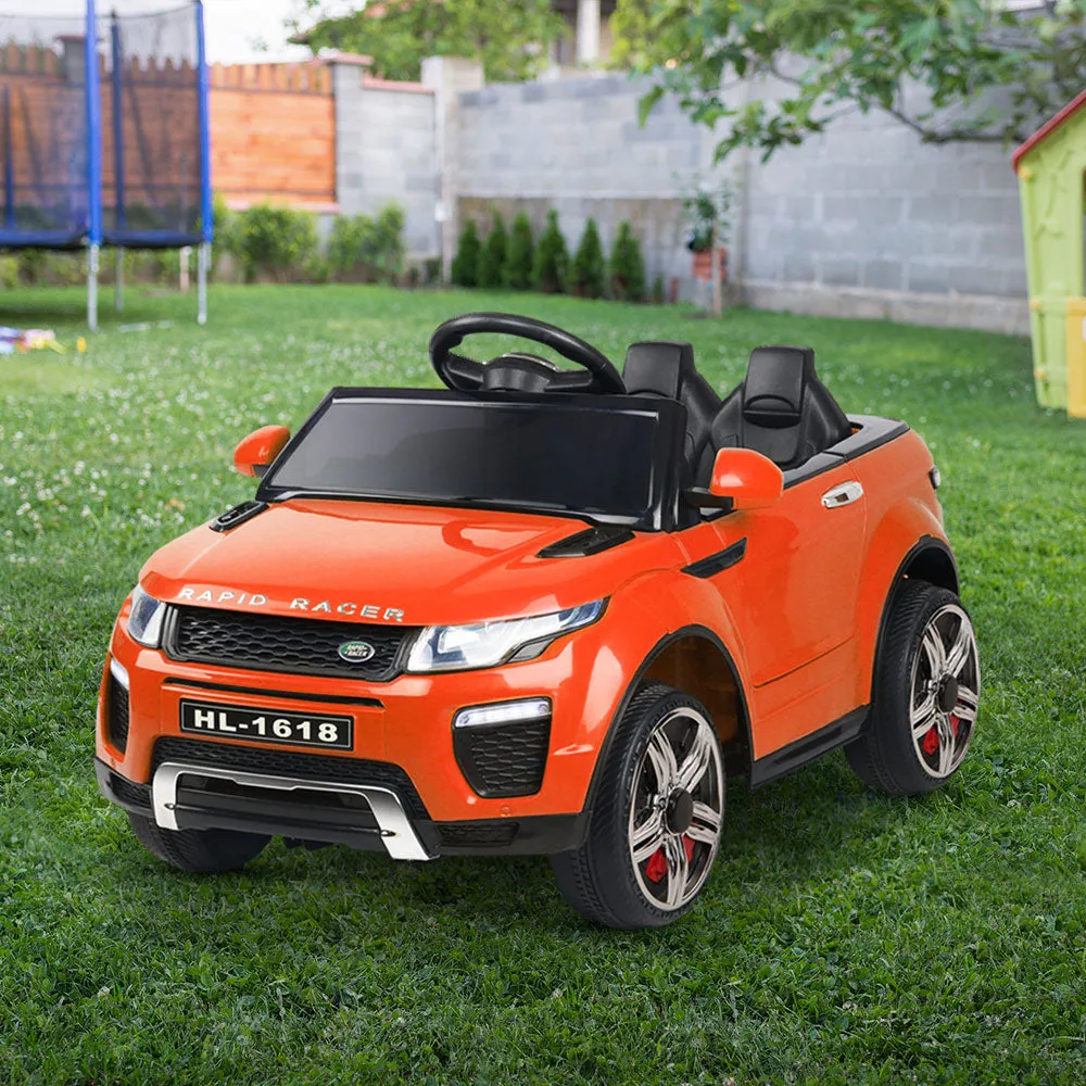 Kids Ride On Electric Car with Remote Control | Range Rover Inspired | Orange