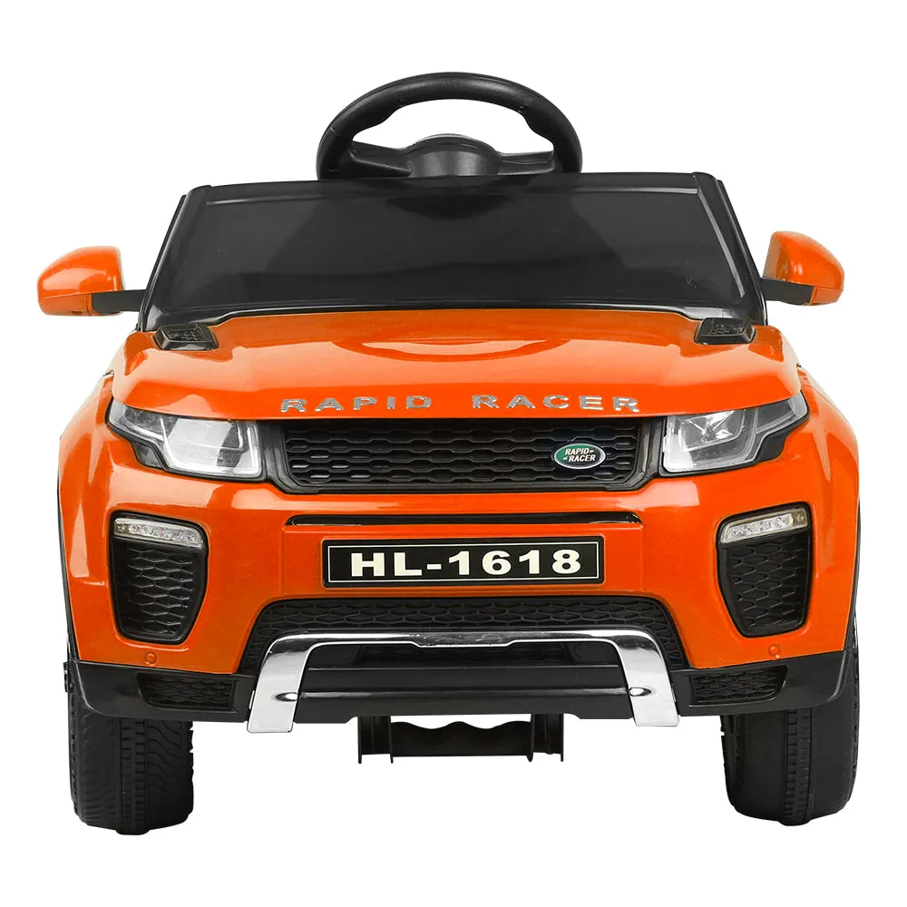 Kids Ride On Electric Car with Remote Control | Range Rover Inspired | Orange